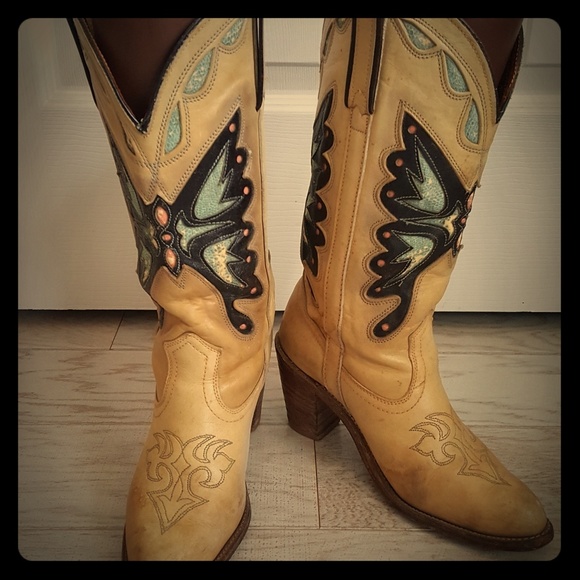 Vintage Miss Capezio Butterfly Boot 